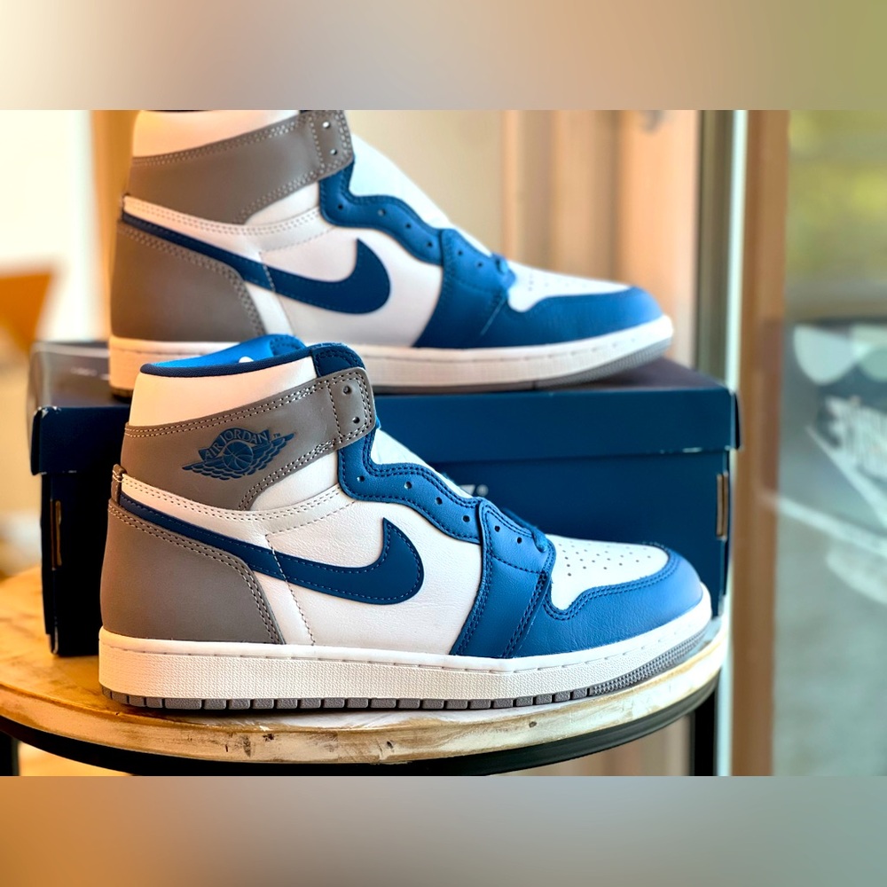 Nike Air Jordan 1 Retro High OG True Blue Size 9.5 DZ5485-410